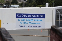 Bye bye North Island, hello South Island :-)